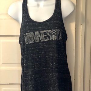Bella Minnesota racerback tank top size Large